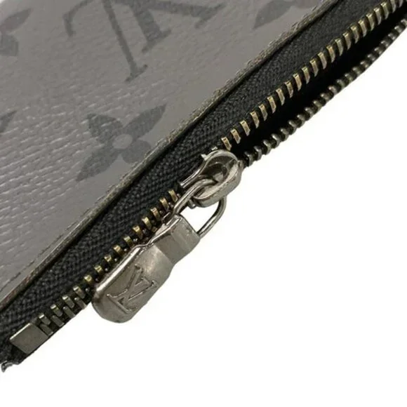 LOUIS VUITTON Pochette Cle M80905 Monogram Eclipse Reverse CT3272 Coin Case - Picture 6 of 6